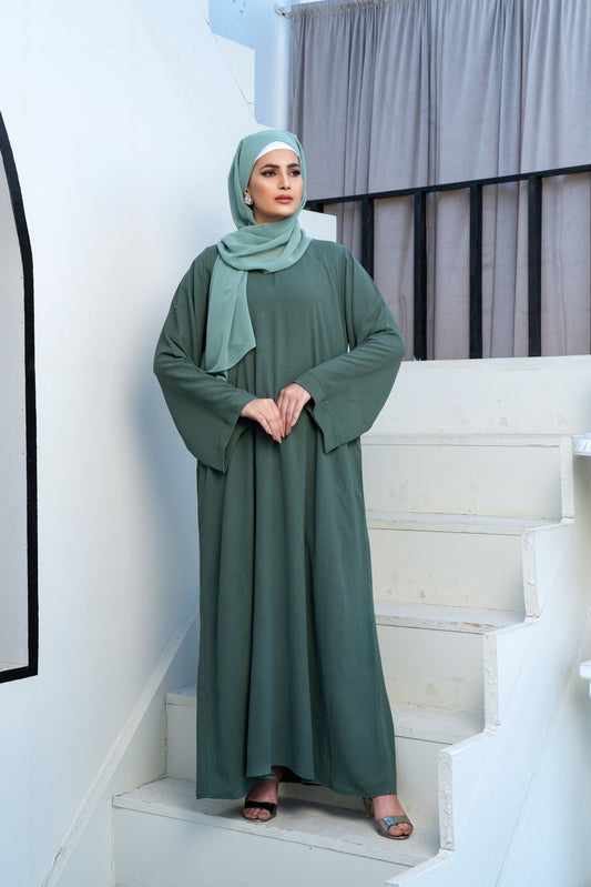 Miray Forest Green Abaya