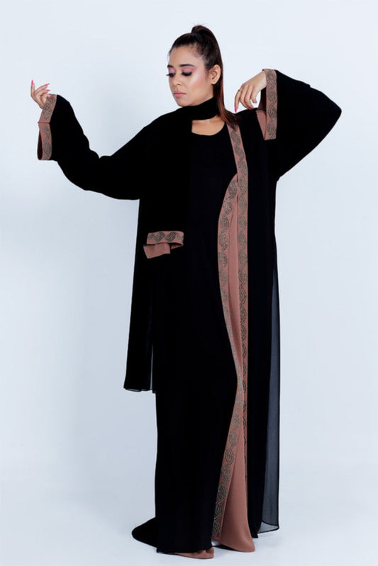 FARASHA-ABAYA, Black-Abaya, ABAYA