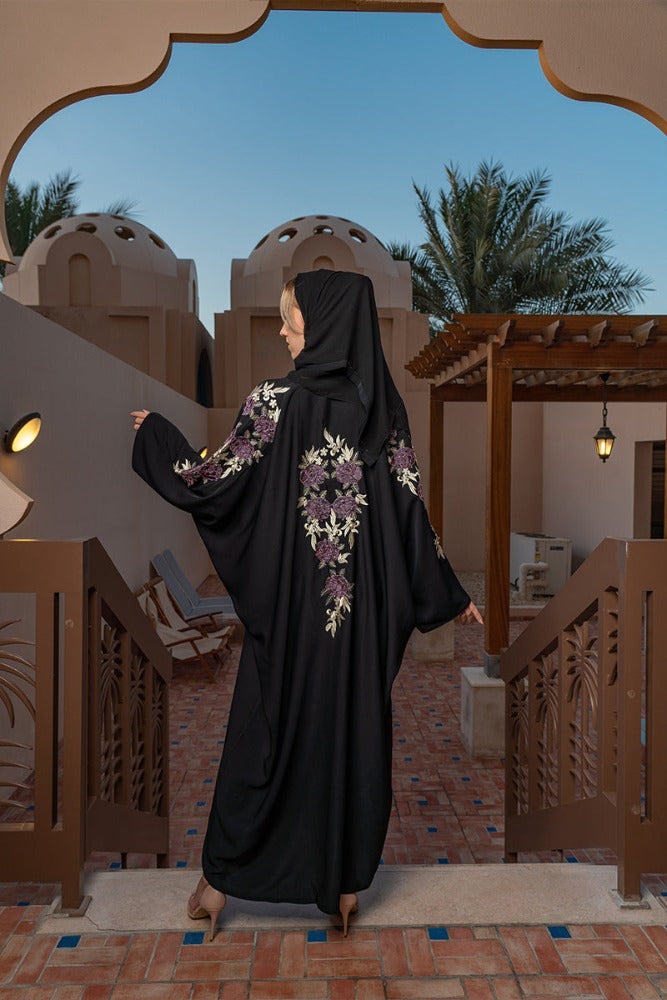 Modern-Haya-Islamic-Abaya,Islamic-Abaya,Haya-Abaya,Black-Abaya