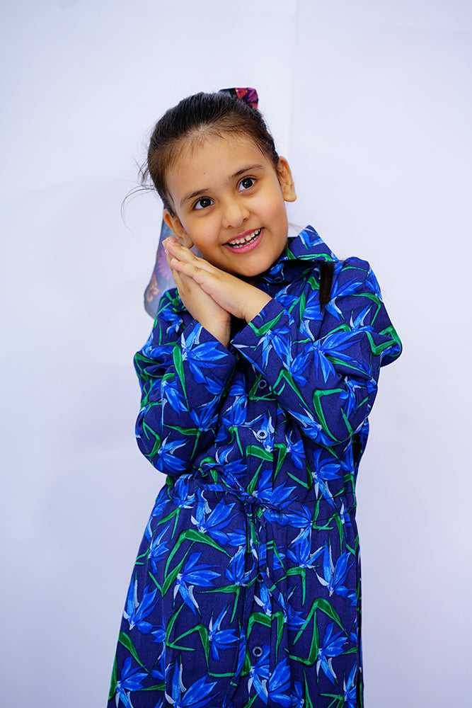 Girls Blue Lily Dress