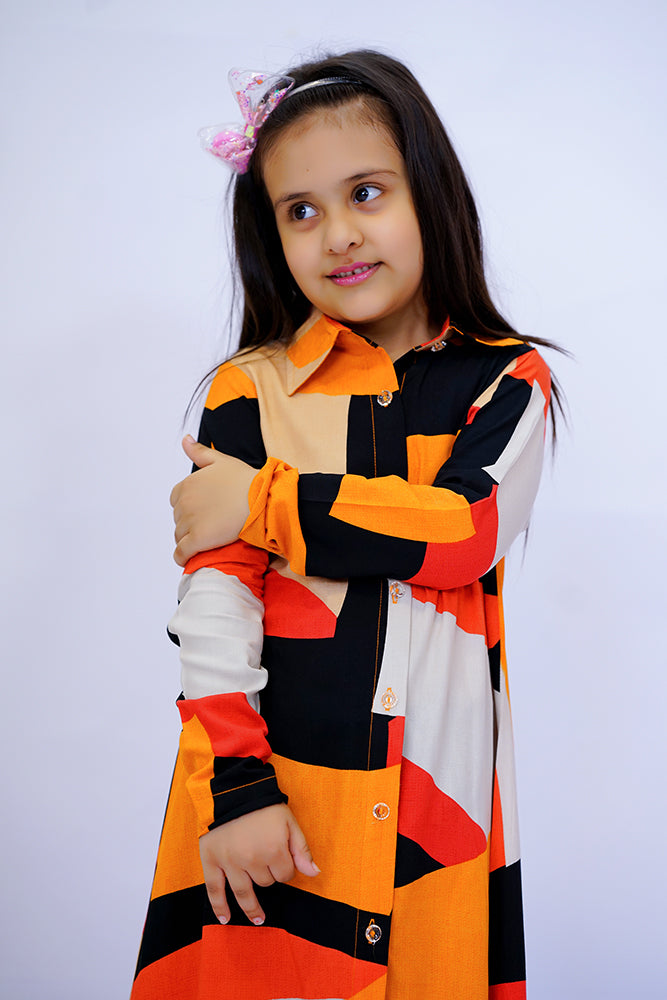 Girls Mozak Dress