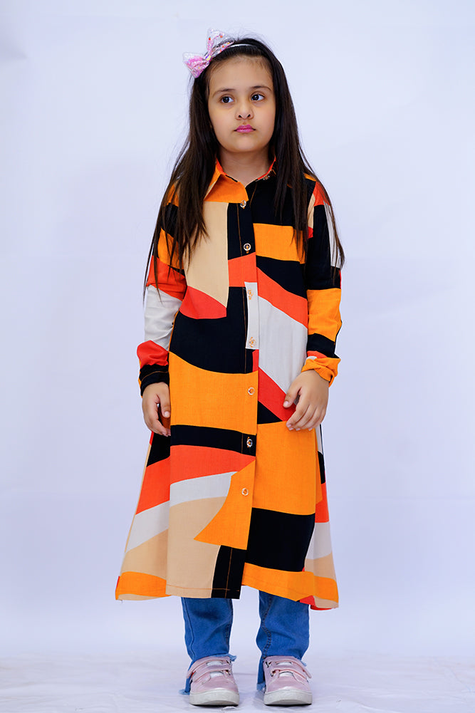 Girls Mozak Dress