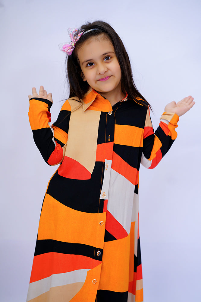 Girls Mozak Dress