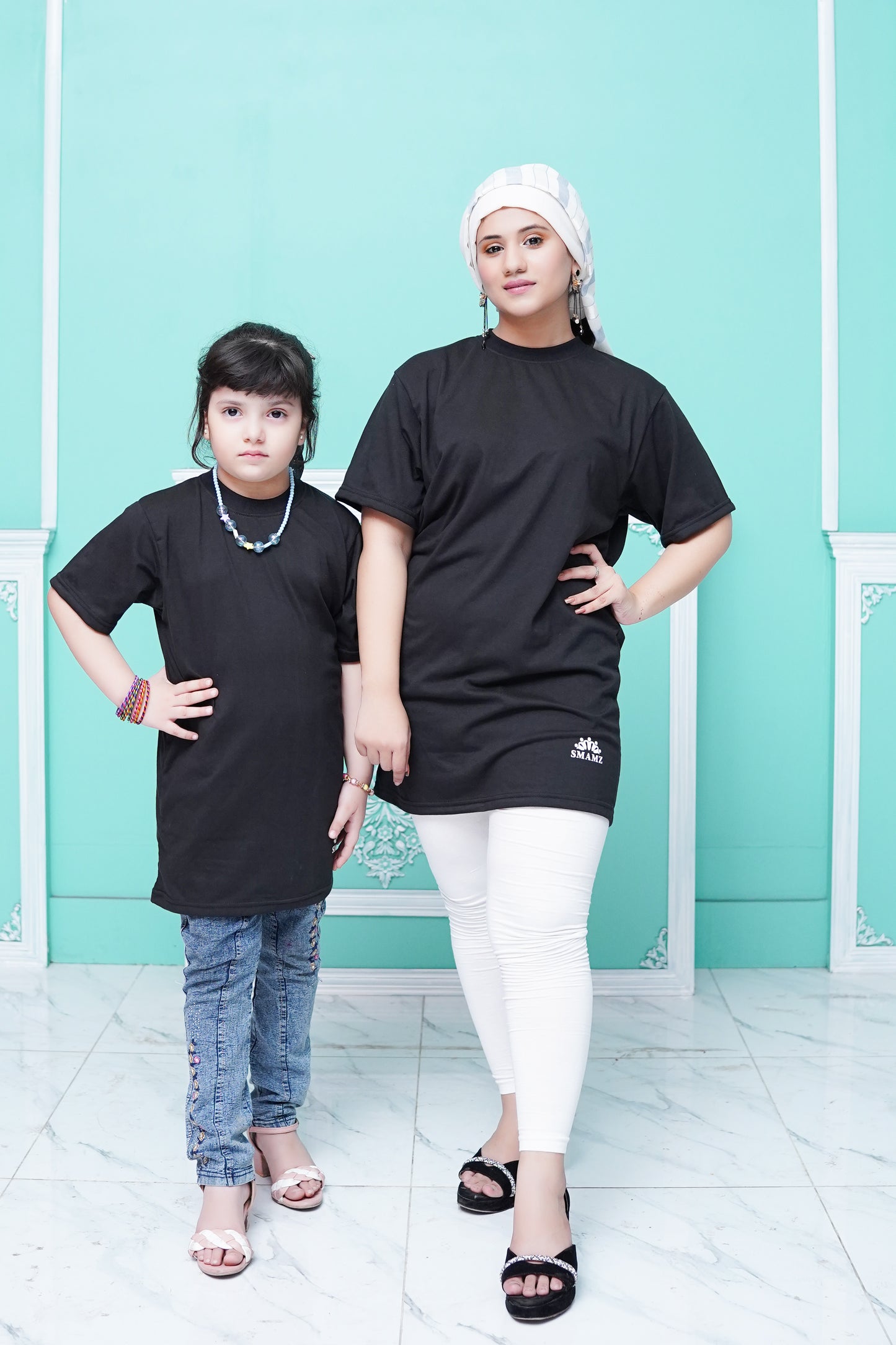 Girls Black LongT Shirt