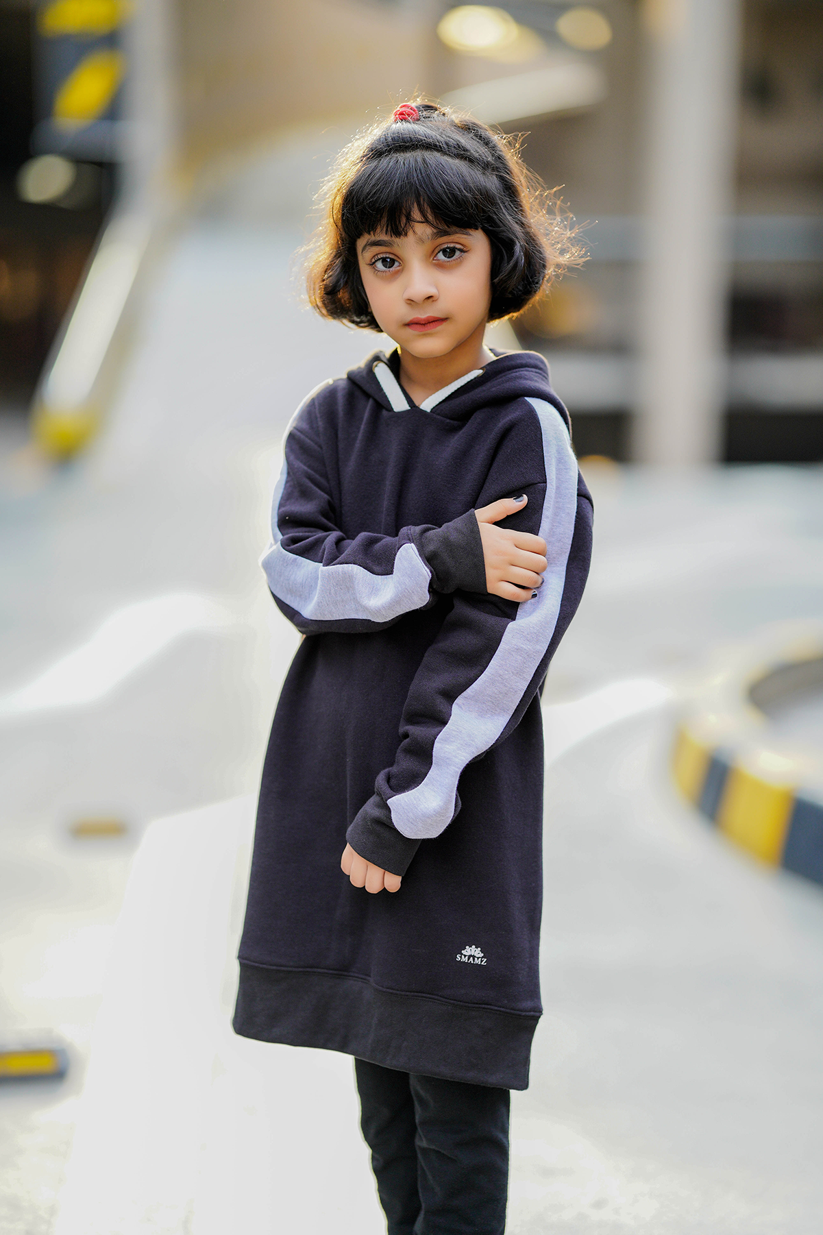 Girls Fleece Long Line Hoodie